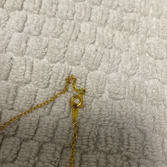 Vintage Gold Tigers Eye Pendant Necklace - Picture 7 of 7